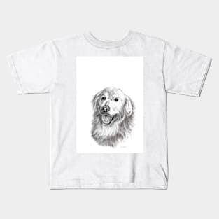 Golden Retriever Kids T-Shirt